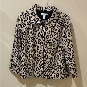 Chico’s leopard print jacket